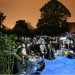 Around 200 people in Peckham's Centre for Wildlife Gardening for a screening at the 2011 Peckham and Nunhead Free Film Festival