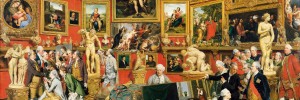 Johan Zoffany. The Tribuna of the Uffizi, 1772-7. The Royal Collection, Her Majesty Queen Elizabeth II. Photo The Royal Collection copyright 2011, Her Majesty Queen Elizabeth II