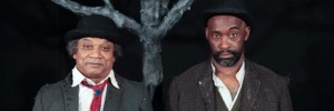 Double act: Jeffery Kissoon and Patrick Robinson star in Waiting for Godot