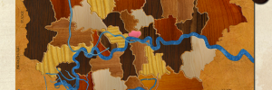 A jumble of rivers and canals.