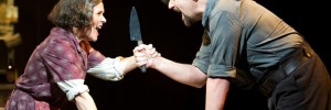 Imelda Staunton and Michael Ball star in Sweeney Todd. Photo by Tristram Kenton