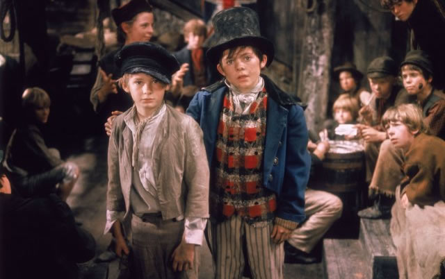 Mark Lester and Jack Wild in Oliver! © 1968 Columbia Picture