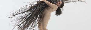 Woman with sticks, by Ron Mueck. 2008 Mixed media