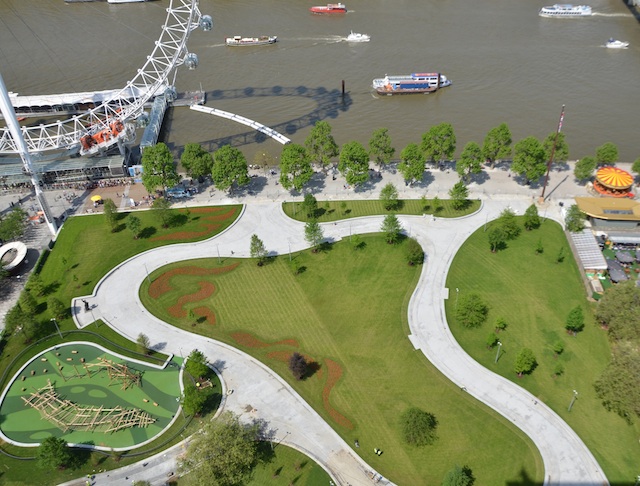 Aerial view of new Jubilee Gardens credit SBEG 30.05.12