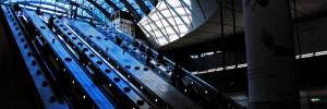 Feeling blue in Canary Wharf, by richwat2011