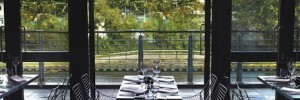 The restaurant terrace - quite a breakfast spot