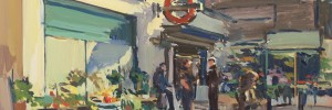 Luke Martineau, Wheelers' Flower Stall at Turnham Green Tube