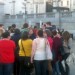 Tourists queuing to have their photo with an Olympic clock, months ago. Imagen what the real thing will be like!