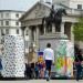 The boxes in Trafalgar Square. © BT ArtBox and Fiona Upton.