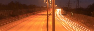 The M25 at dawn