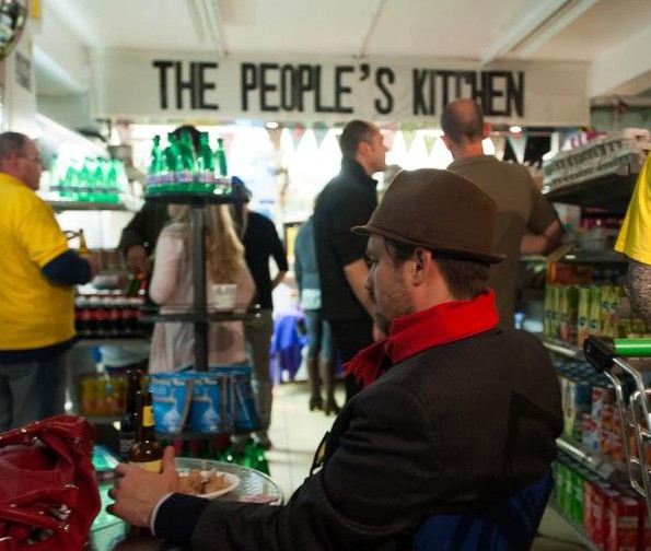 A previous beer night at The People's Supermarket