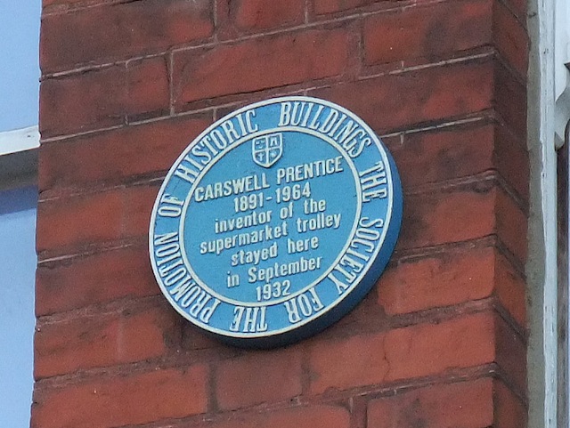 Carswell Prentice plaque, 118 Hillfield Ave