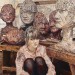 Tessa and the clay heads by Ruth Murray © Ruth Murray