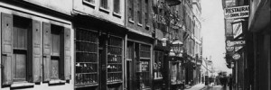 From Panoramas of Lost London / North side of Wych Street looking east, 11 June 1906 / English Heritage