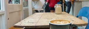 Flat white at Federation Coffee