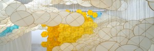 Jacob Hashimoto, The Other Sun (installation view). Courtesy Ronchini gallery.