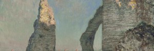 Claude Monet, The Cliffs at Etretat. Copyright Sterling and Francine Clark Art Institute,  Williamstown, Massachusetts, USA