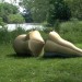 Peter Randall-Page "Parting Company II" 1996 Golden limestone