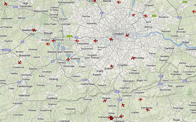 Click on map for live version