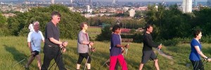 Nordic walking on Hampstead Heath photo by exerciselondon.co.uk