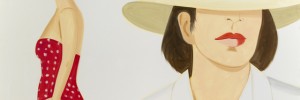 Alex Katz ʻVivienʼ. © Alex Katz/Licensed by VAGA, New York, NY. Courtesy, Timothy Taylor Gallery, London
