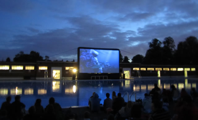 The Luna Cinema at Brockwell Lido: just one of the settings for this summer's screenings