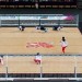 Goalball. So called because it's played with a ball. And massive goals. Image from London2012.