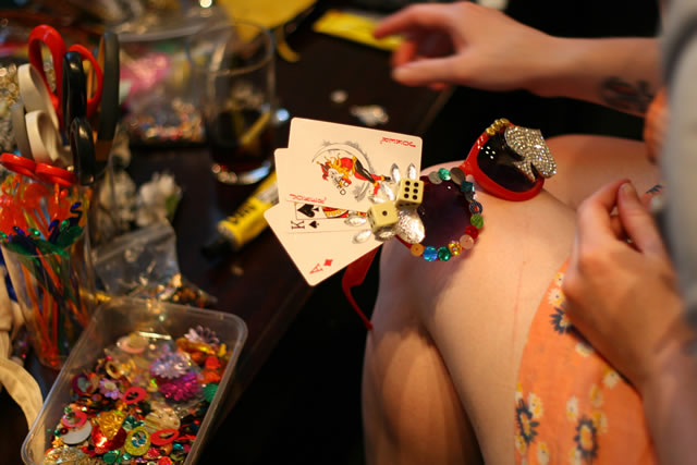 Creating bespoke sunnies at The Make Escape. Photo by J Shasha