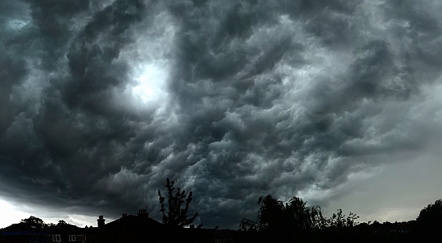 thunderstorm Yesterday's thunderstorm