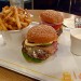 El Chappo (front) and Royale wit Cheese at the Slider Bar