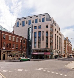 The new St James Theatre is next to the fittingly named Phoenix Pub