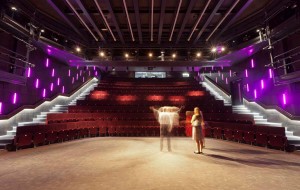 The larger space seats around 300 people