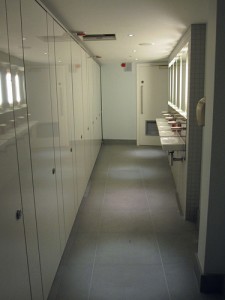 Most impressively, look at all these lovely, new, modern, spacious loos! (West End theatre regulars will know just how rare numerous nice roomy toilets are in theatres.)