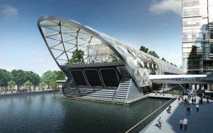 Canary Wharf Crossrail should look like this by 2015.