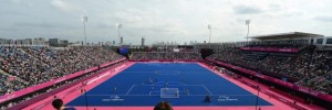 The Riverbank Arena hosts football during the Paralympics. Image from London2012.