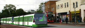 Image of the tram in Camberwell