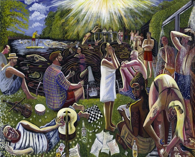 Mermaid of Hampstead Heath by Ed Gray edgrayart.com
