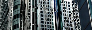 canary wharf reflections