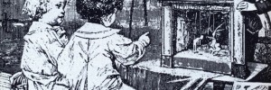 A toy theatre performance