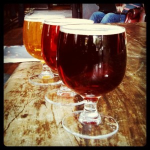 Tasting cask ales at the Sloaney Pony, by sarahgoldsmith via flickr