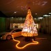 Gary Card’s ‘Electric Christmas’ tree made of Vauxhall Ampera parts for the finale of the Vauxhall Ampera Season