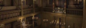Interior of The Sam Wanamaker Theatre / CGI by Allies & Morrison