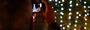 Trafalgar Square Christmas tree by Adam Lister