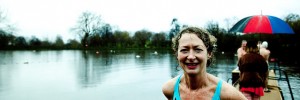Caroline after swimming by Anthony White
