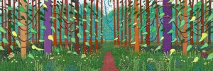 David Hockney, The Arrival of Spring in Woldgate, East Yorkshire in 2011 (Photo Jonathan Wilkinson)
