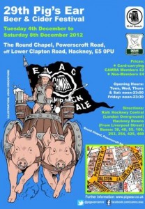 Flyer for the Pig's Ear festival