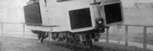 A monorail, pictured in 1907