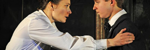 Anna Madeley (the Governess) and Laurence Belcher (Miles)