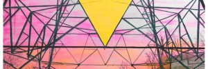 A totemic pylon by Benjamin Jamie.