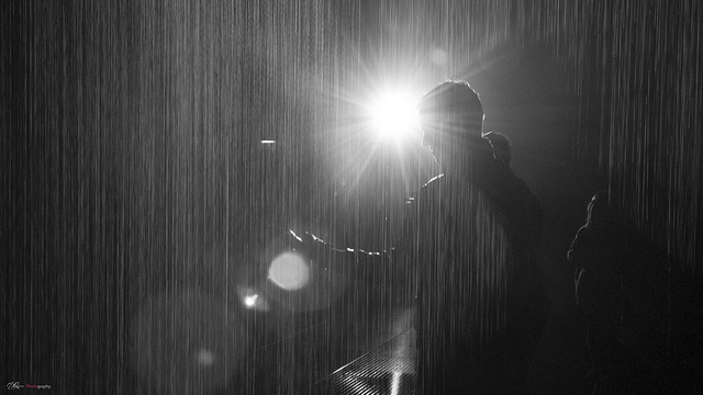 The Man in the Rain by M. Ryan Photography